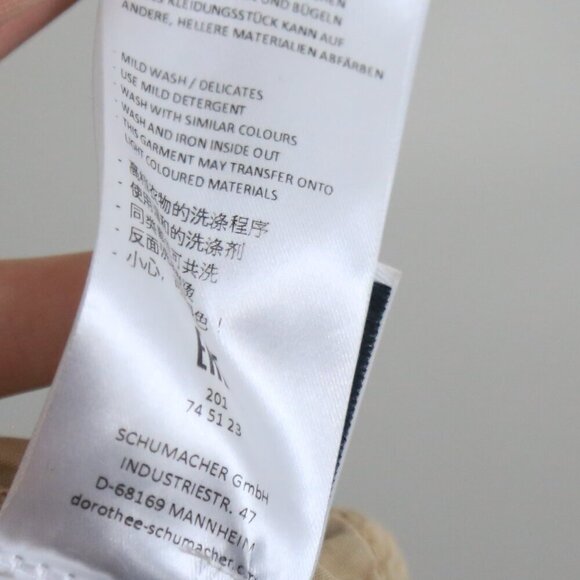 Dorothee Schumacher Blurry Blooming Denim Pants Size 5 - Picture 8 of 8